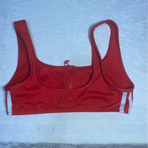 Top Only, Adidas Originals Bikini Zip Up Primeblue Recycled Ocean Plastic XS - Picture 7 of 13